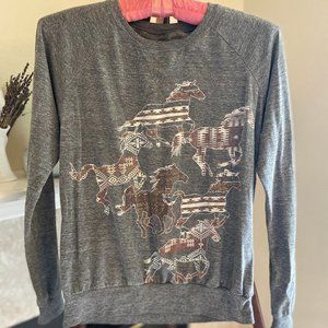 Midwestern Running Horses Shirt